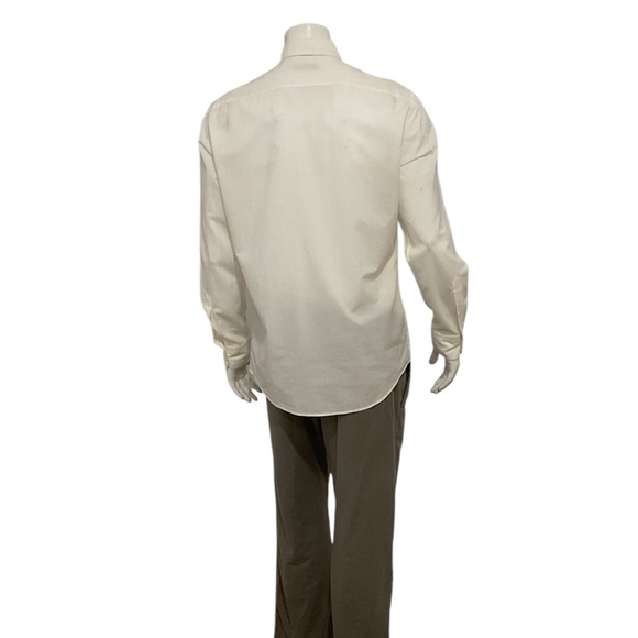 Ermenegildo Zegna Men’s Seersucker Dress Shirt - Picture 3 of 4